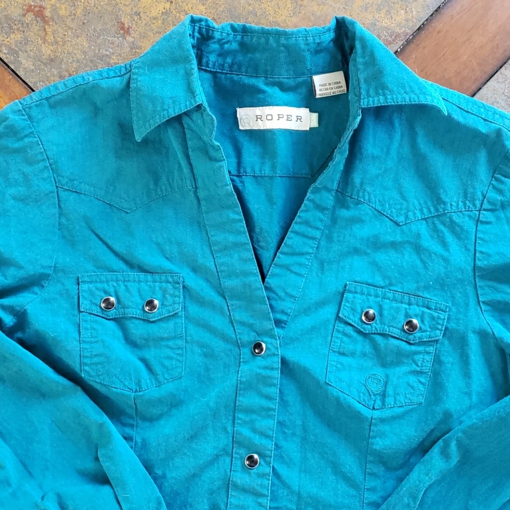 Women's western rodeo shirt.